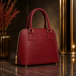 Luxury Maroon Woven Leather Shoulder Bag for Women | Elegant Everyday Handbag | Premium Designer Style Purse | Fashion Tote Bag | Gift for Her