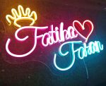 Neon LED Customized Light Solutions for Bedroom & Home 12 inches X 12 inches - Image 4