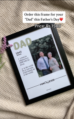 Personalized Photo Collage Frame for Dad, Custom Father's Day Gift, Photo Frame with Quote, Dad Birthday Gift, Meaningful Gift for Father - Image 6